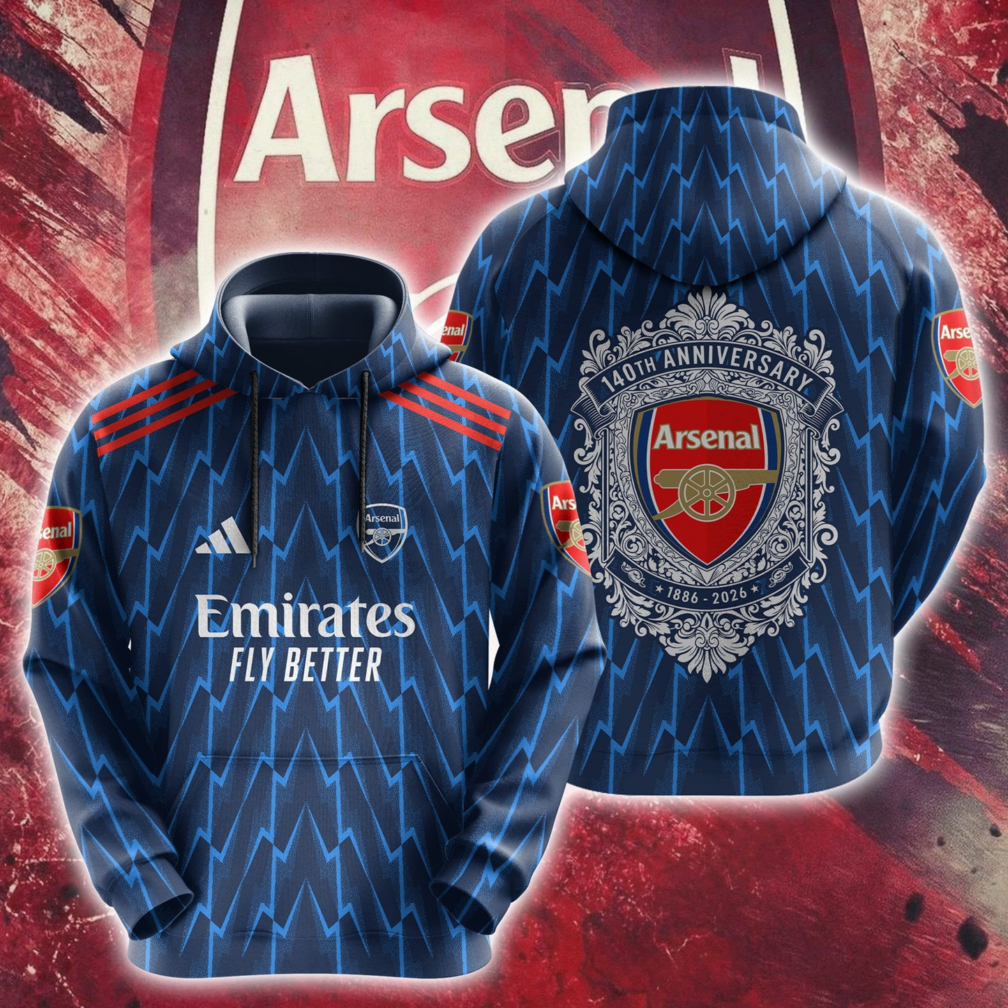 ARS F.C. 140TH Anniversary 1886-2026 3D Shirt V2 DatND DVT