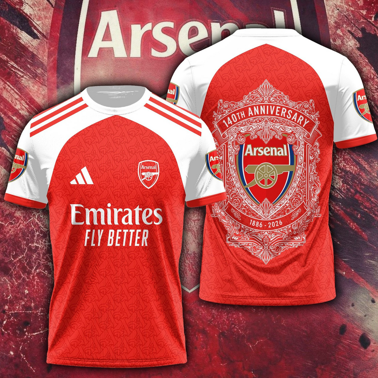 ARS F.C. 140TH Anniversary 1886-2026 3D Shirt V3 DatND DVT