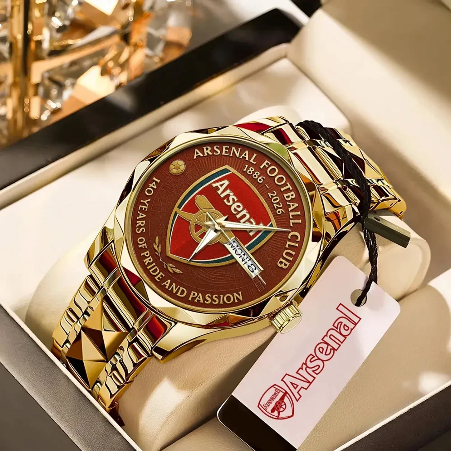 ARS F.C. 140TH Anniversary 1886-2026 Alloy Luxury Quartz Watch V3 DatND DVT