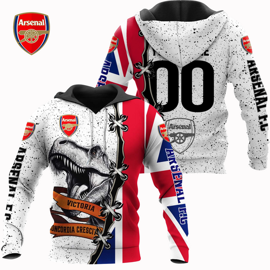 ARS x EPL UK Flag Mascot Design Shirt DDT CTND