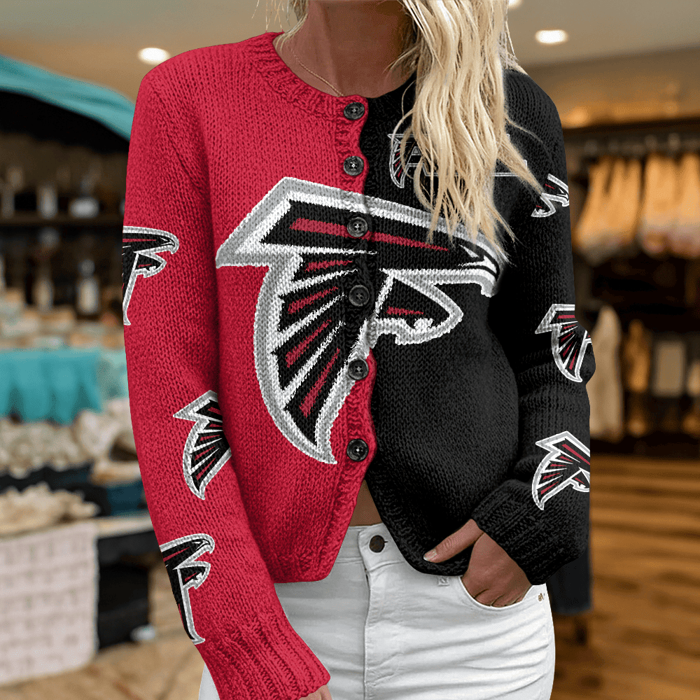 ATL x NFL Cardigan Sweatshirt With Button v1  DatND DVT