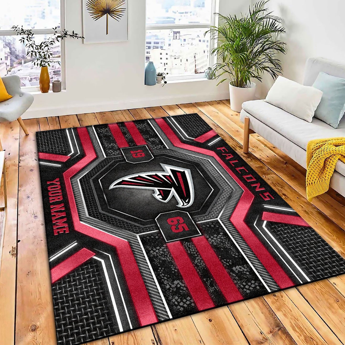 ATL x NFL Custom Rug DatND DVT