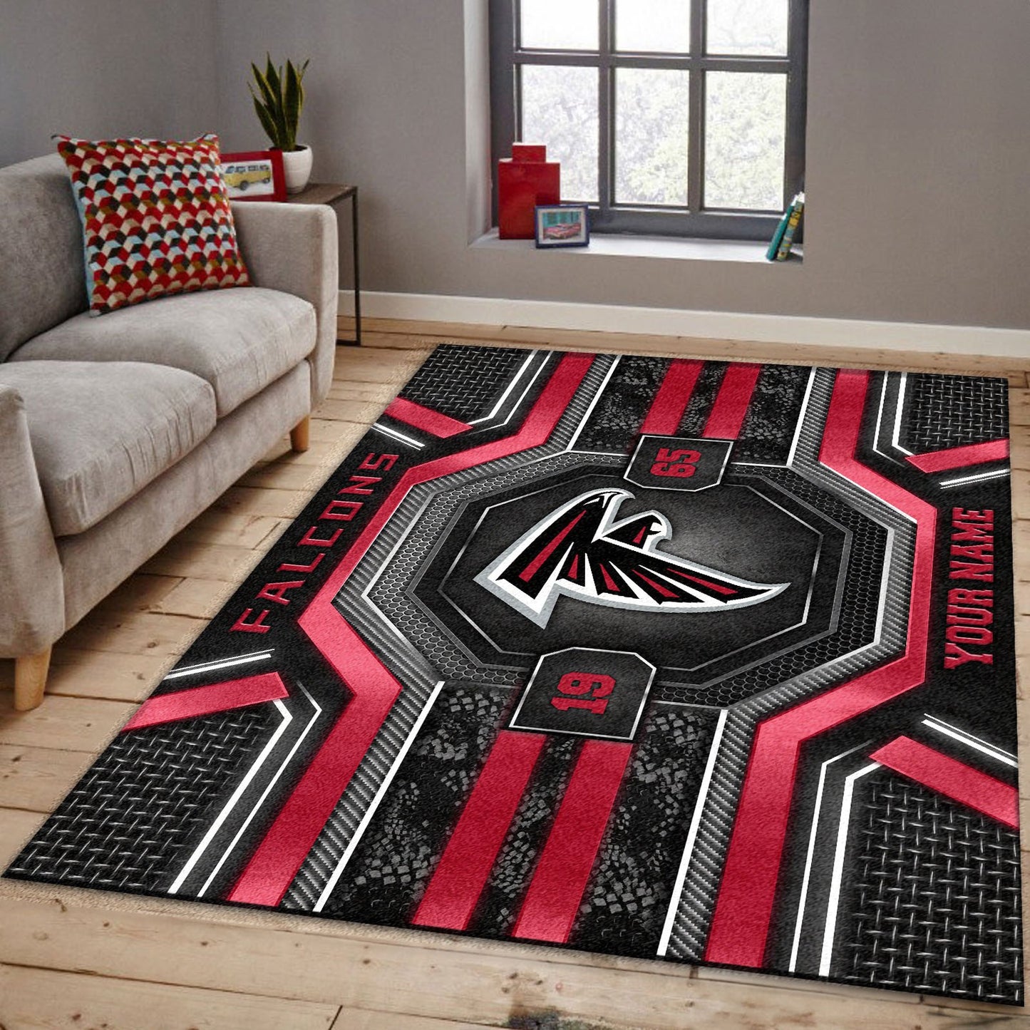 ATL x NFL Custom Rug DatND DVT