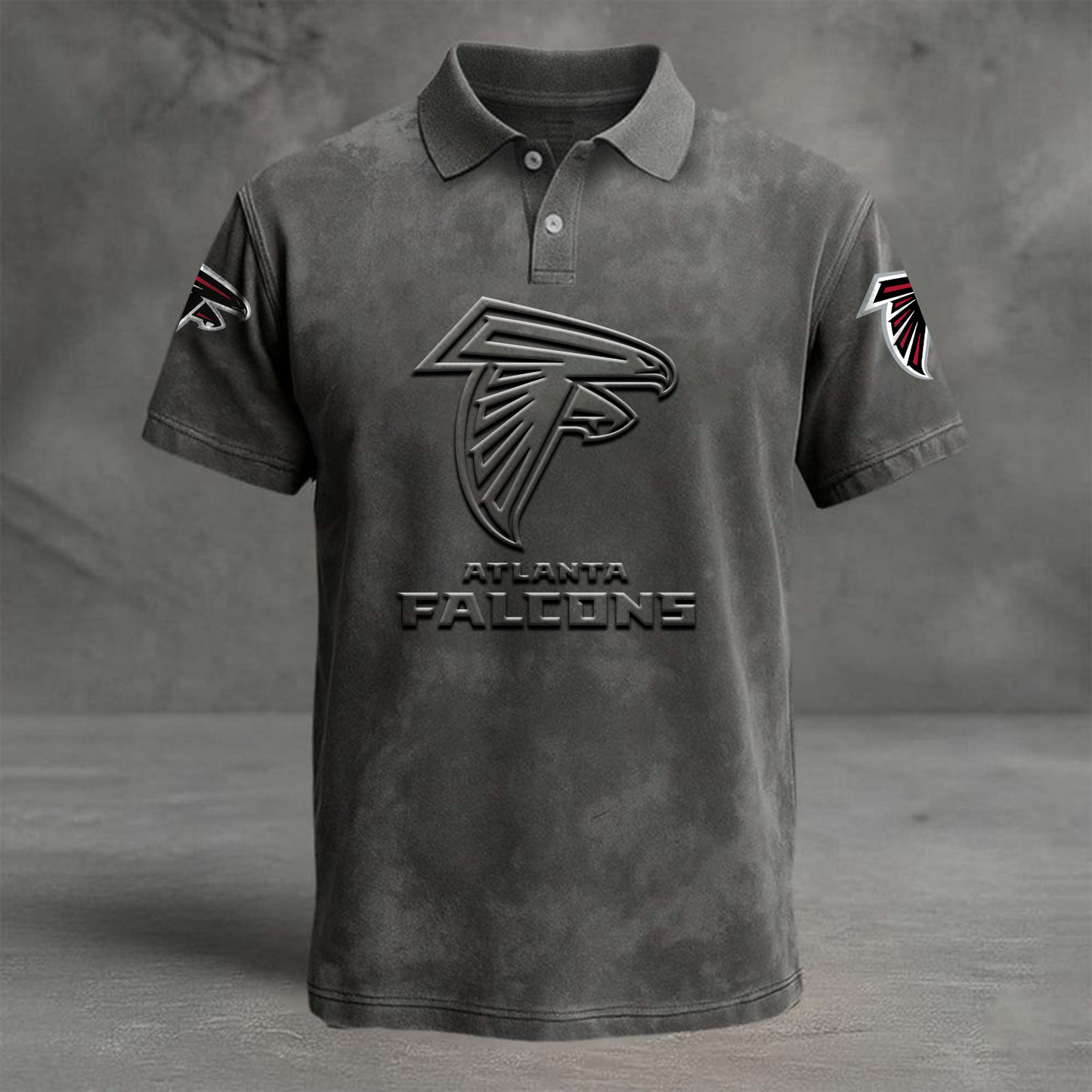 ATL x NFL Embossed Polo Shirt DATND TANTD
