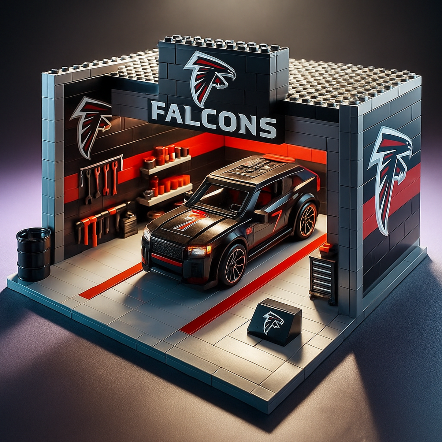 ATL x NFL Garage Building Blocks Set DATND TANTD