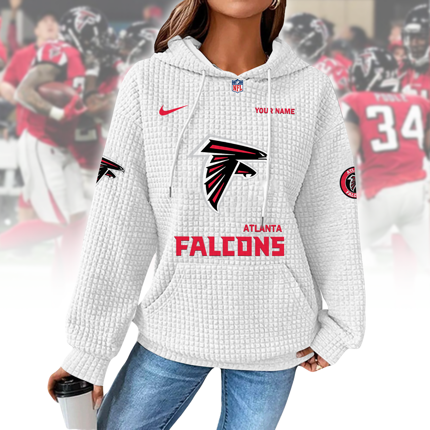 ATL x NFL Waffle Hoodie  0310 DatND DVT