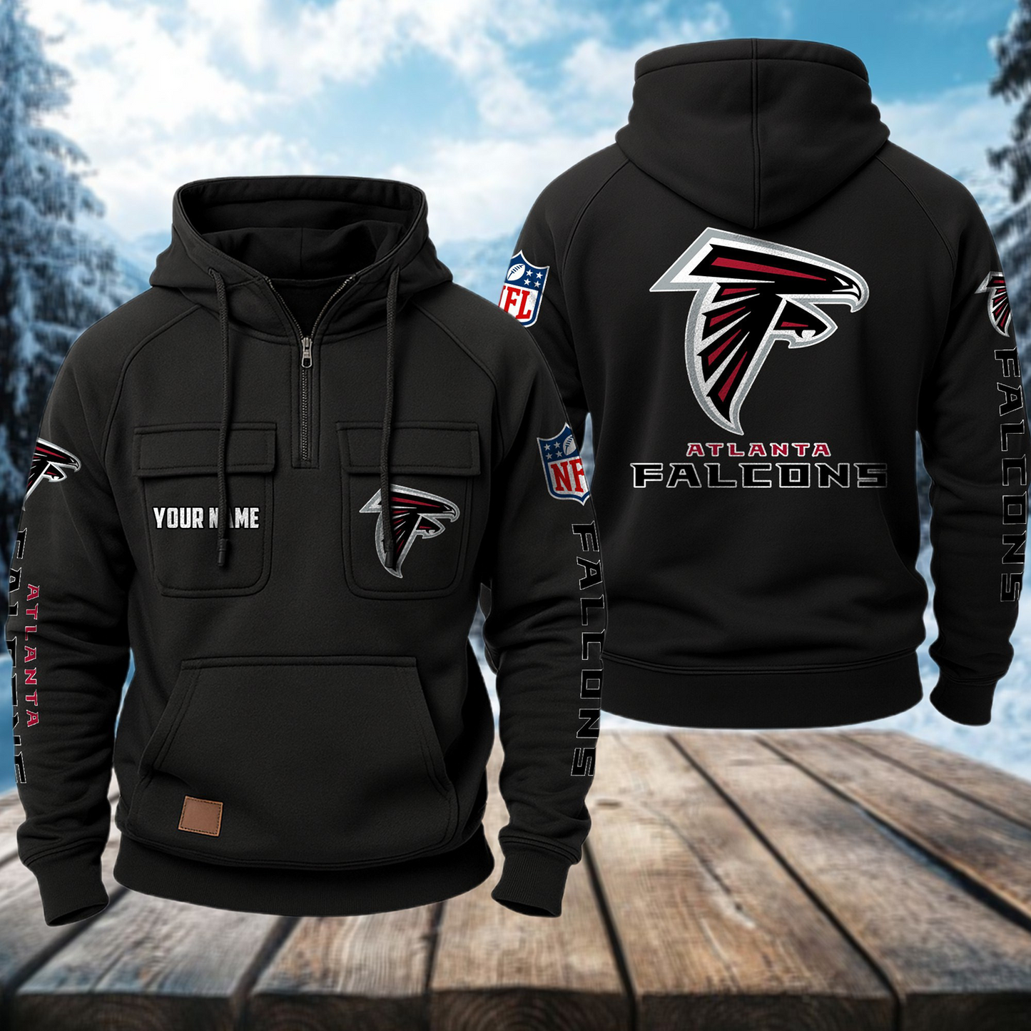 ATL x NFL Premium Hoodie DATND TANTD
