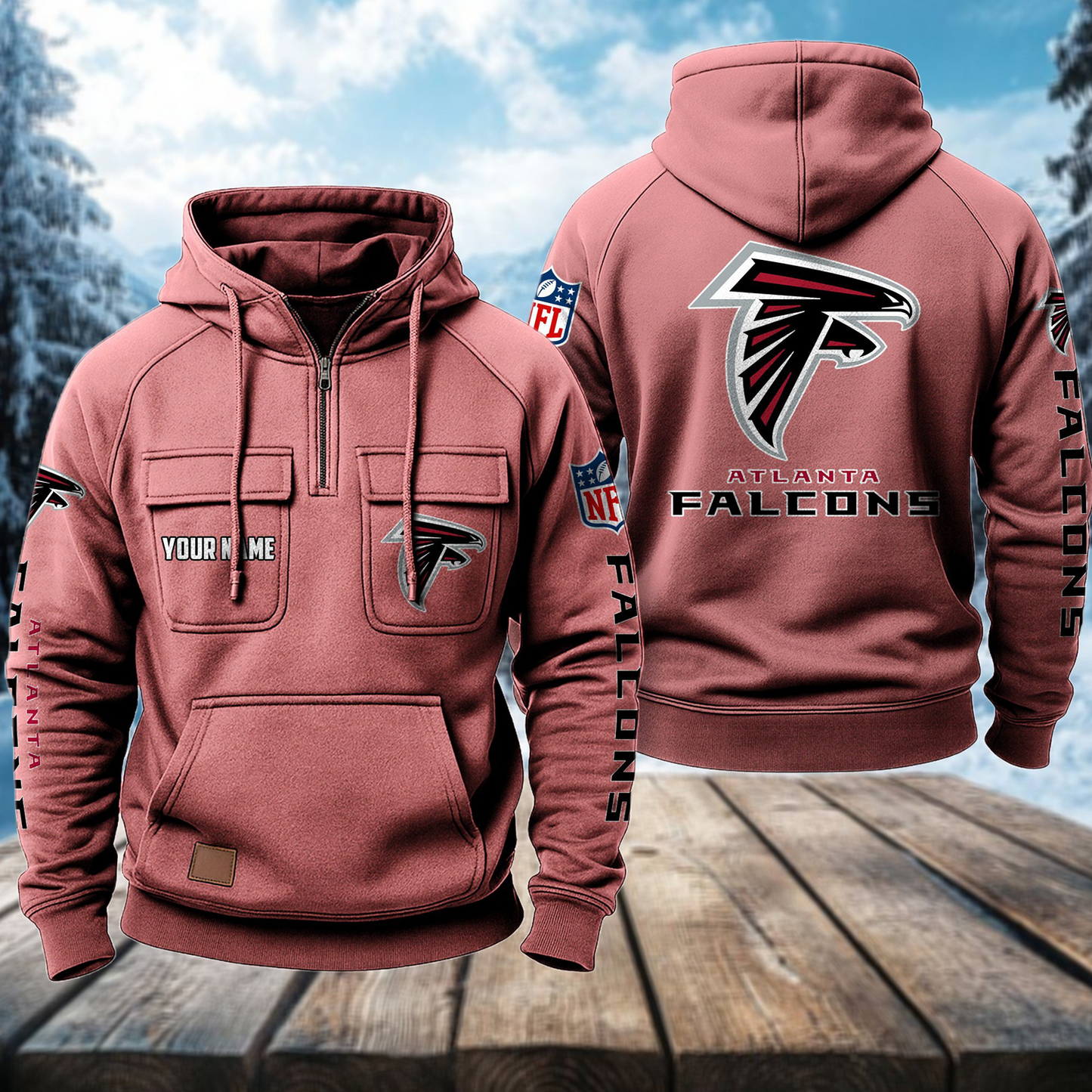 ATL x NFL Premium Hoodie DATND TANTD