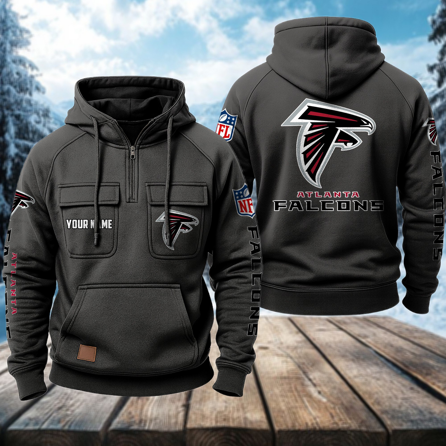 ATL x NFL Premium Hoodie DATND TANTD