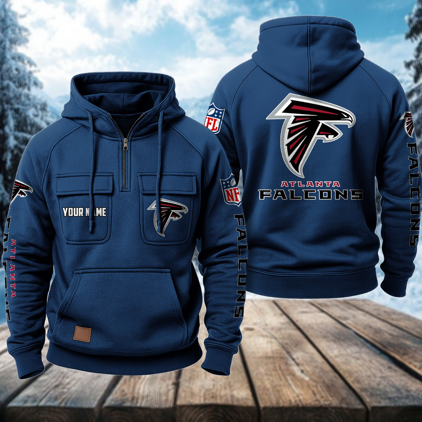 ATL x NFL Premium Hoodie DATND TANTD