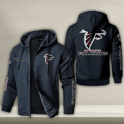 ATL x NFL Quilted Zip Hoodie DatND DVT
