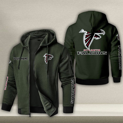 ATL x NFL Quilted Zip Hoodie DatND DVT