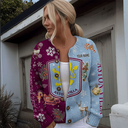 AVL x EPL Christmas Cardigan For Women DatND THUONGNH