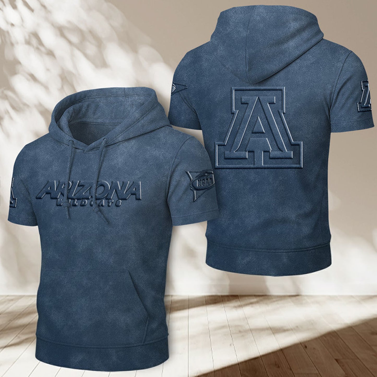 AW x NCAA Half Sleeve Hoodie T-Shirt DatND ThuongNH