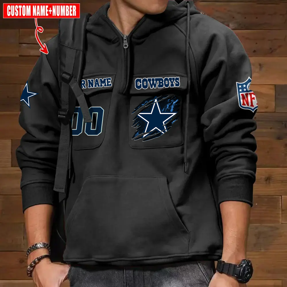 Athleworld DC NFL Graphic Pocket Hoodie DDT CTND