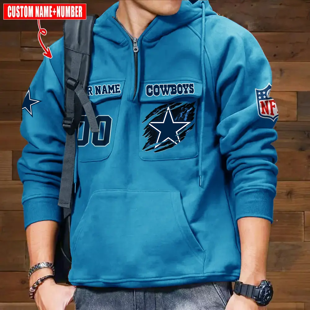 Athleworld DC NFL Graphic Pocket Hoodie DDT CTND
