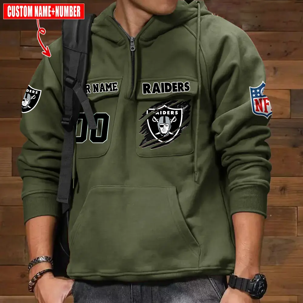 Athleworld LVR NFL Graphic Pocket Hoodie DDT CTND