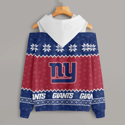 Athleworld NYG Women Texture Oversize V2 Sweatshirt NDD CTND