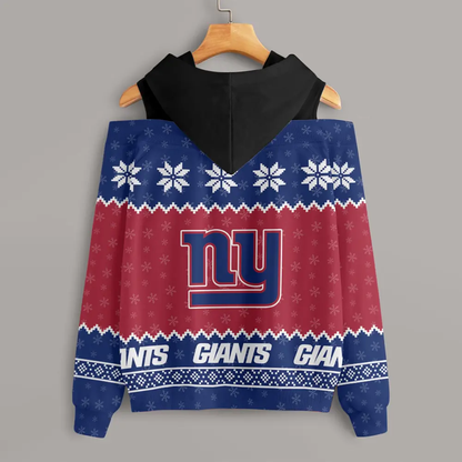 Athleworld NYG Women Texture Oversize V2 Sweatshirt NDD CTND