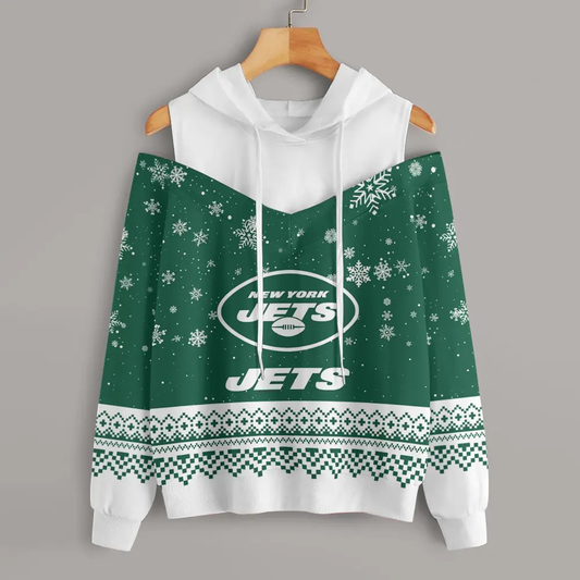 Athleworld NYJ Women Texture Oversize Sweatshirt NDD CTND