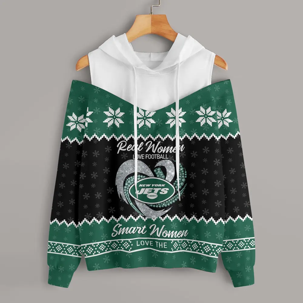 Athleworld NYJ Women Texture Oversize V2 Sweatshirt NDD CTND