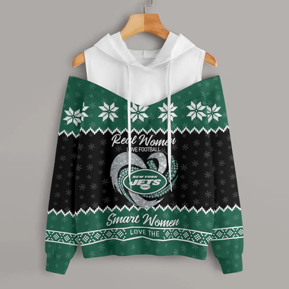 Athleworld NYJ Women Texture Oversize V2 Sweatshirt NDD CTND