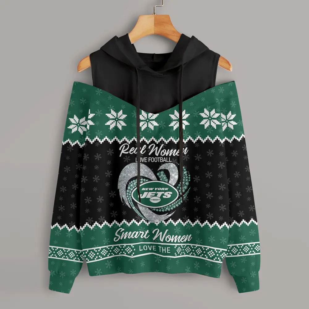 Athleworld NYJ Women Texture Oversize Sweatshirt NDD CTND