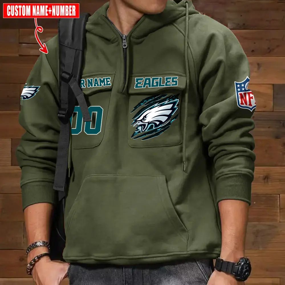 Athleworld PE NFL Graphic Pocket Hoodie DDT CTND