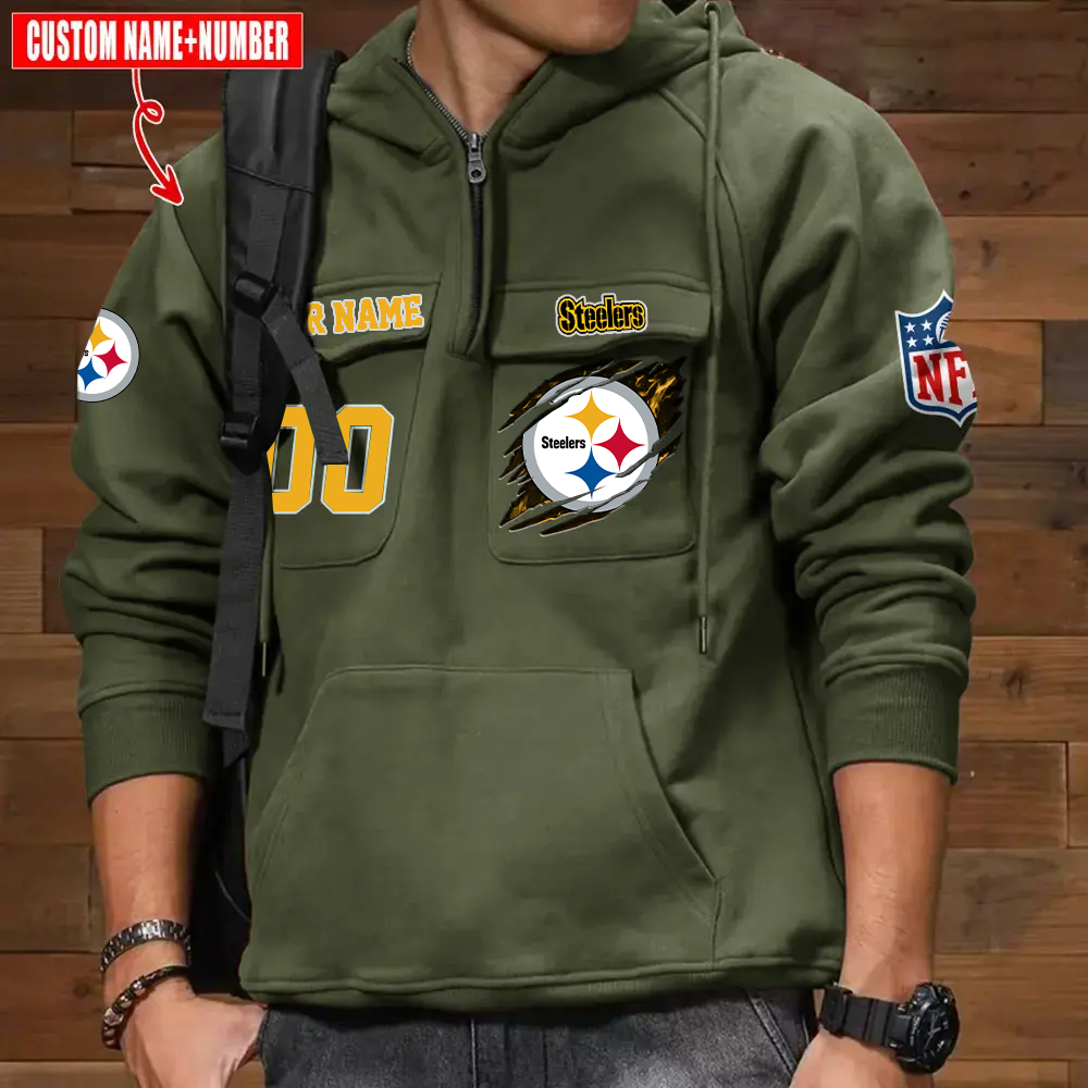 Athleworld PS NFL Graphic Pocket Hoodie DDT CTND