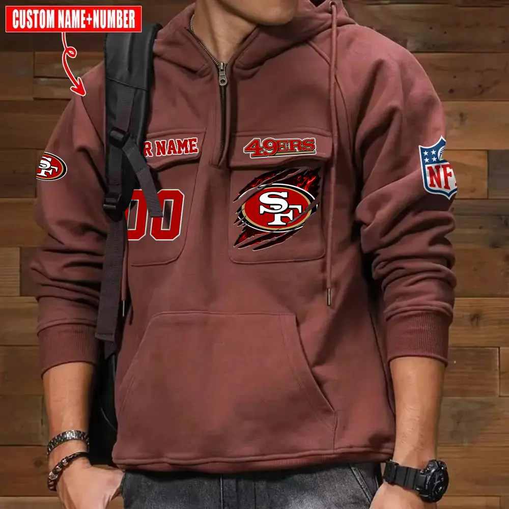 Athleworld SF49 NFL Graphic Pocket Hoodie DDT CTND