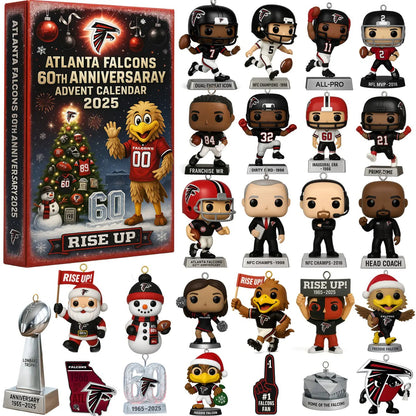 DISCOUNT 60% Atlanta Falcons 60th Anniversary Advent Calendar 2025 BQH