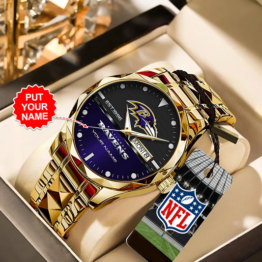 BAL x NFL Alloy Luxury Quartz Watch DATND TANTD