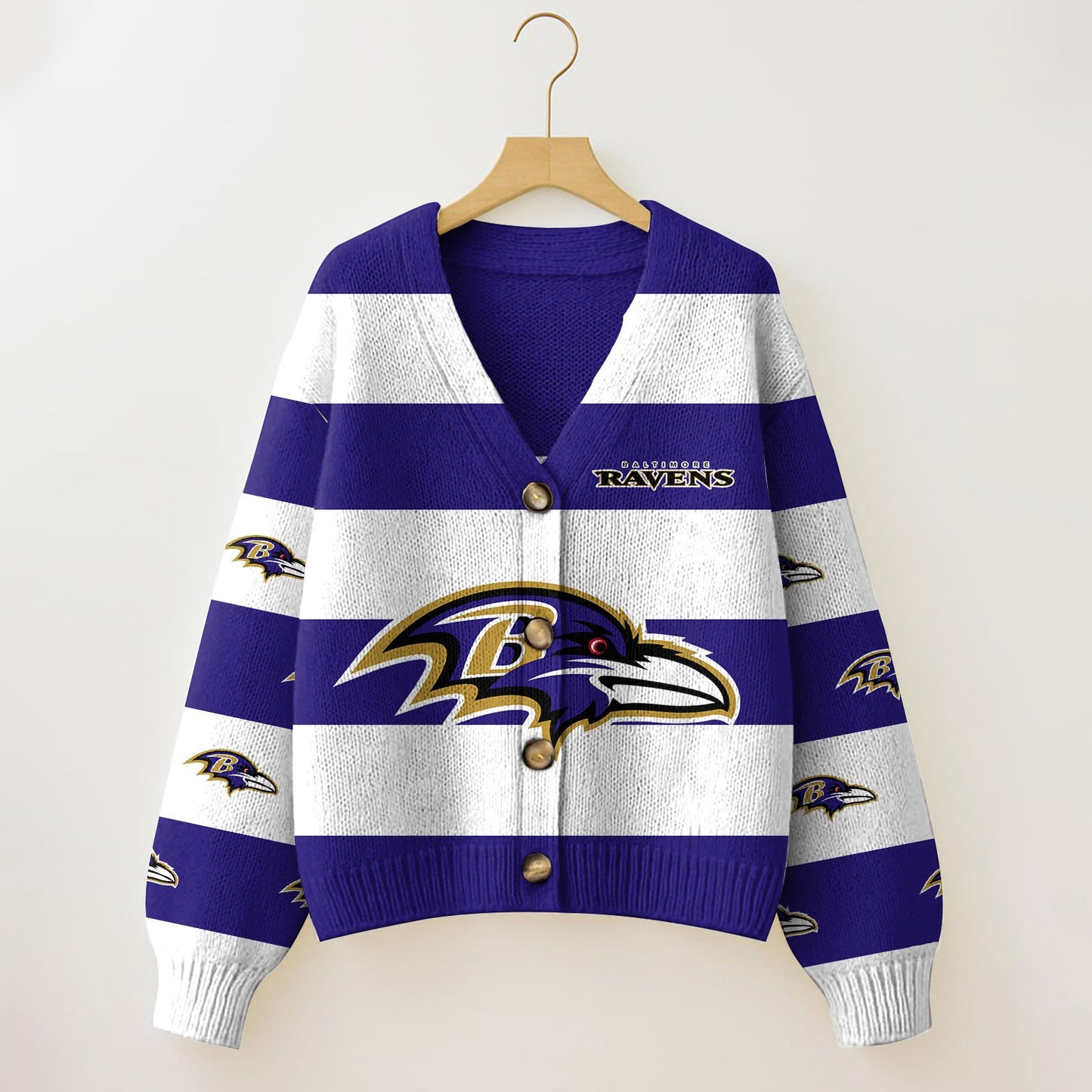 BAL x NFL Cardigan Sweatshirt With Button  DatND DVT