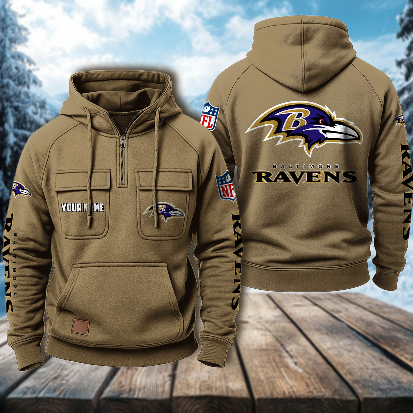 BAL x NFL Premium Hoodie DATND TANTD