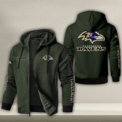 BAL x NFL Quilted Zip Hoodie DatND DVT