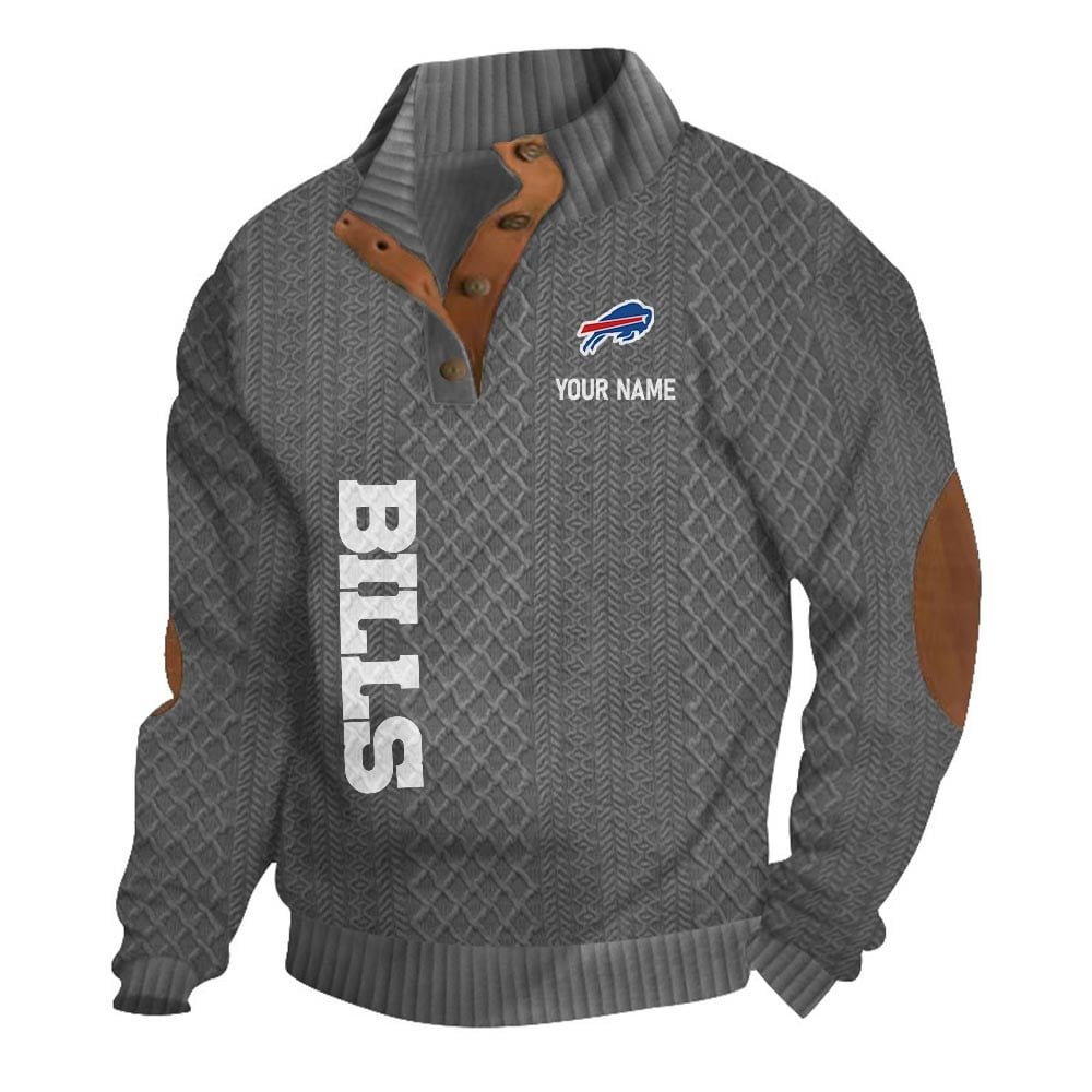 BB NFL Basic Knitted Stand Collar Sweatshirt DDT CTND