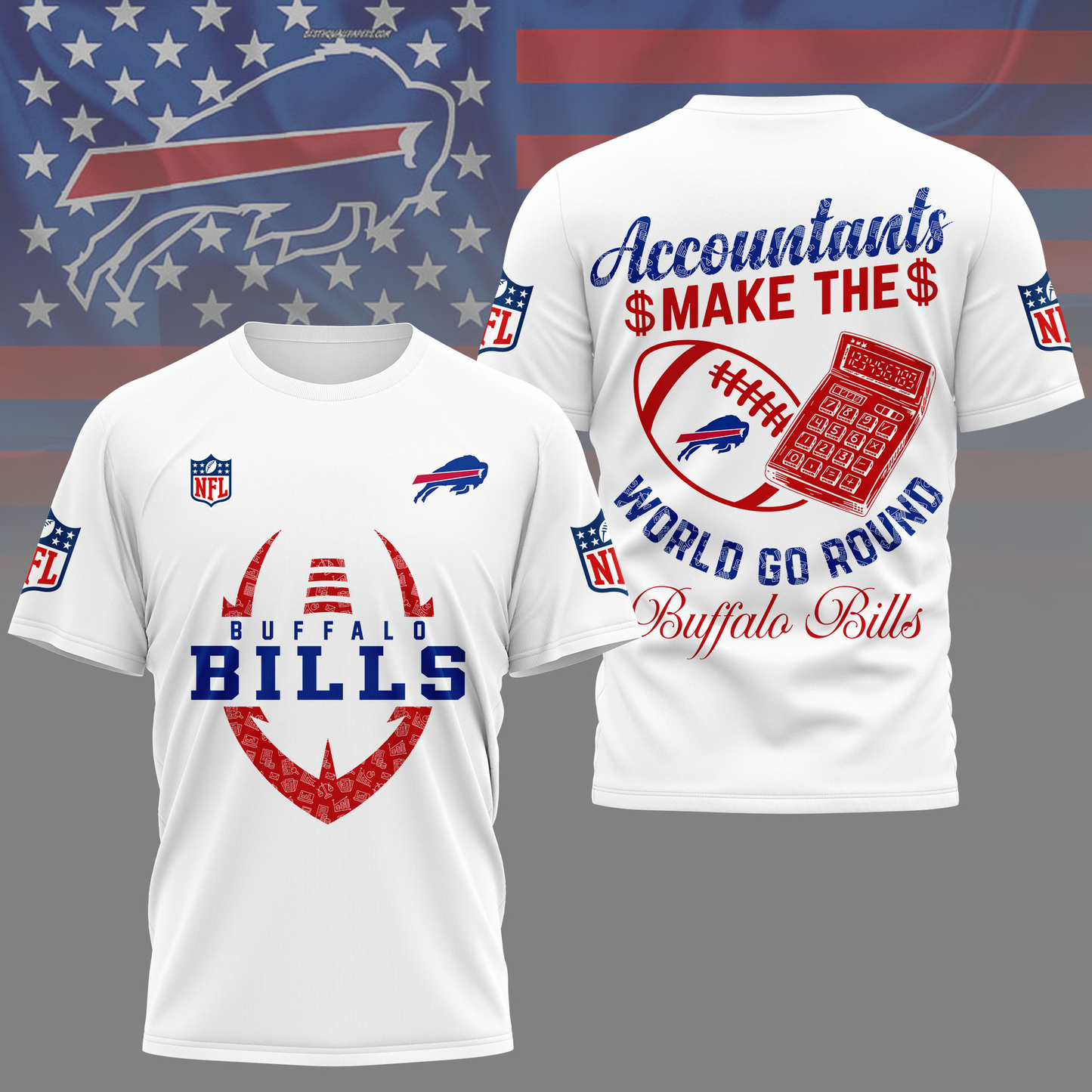 BB Premium NFL Accountant Pride Fan 3D Shirt DDT CTND