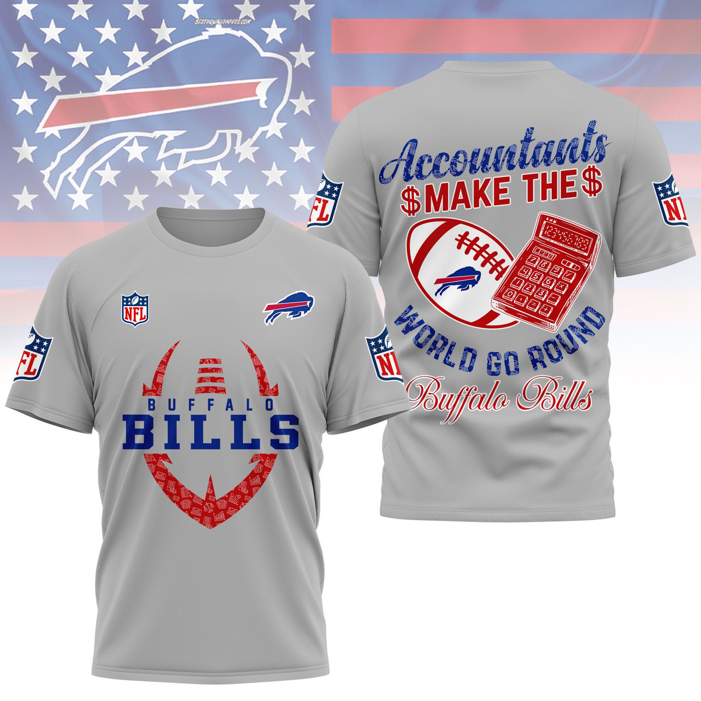 BB Premium NFL Accountant Pride Fan 3D Shirt DDT CTND