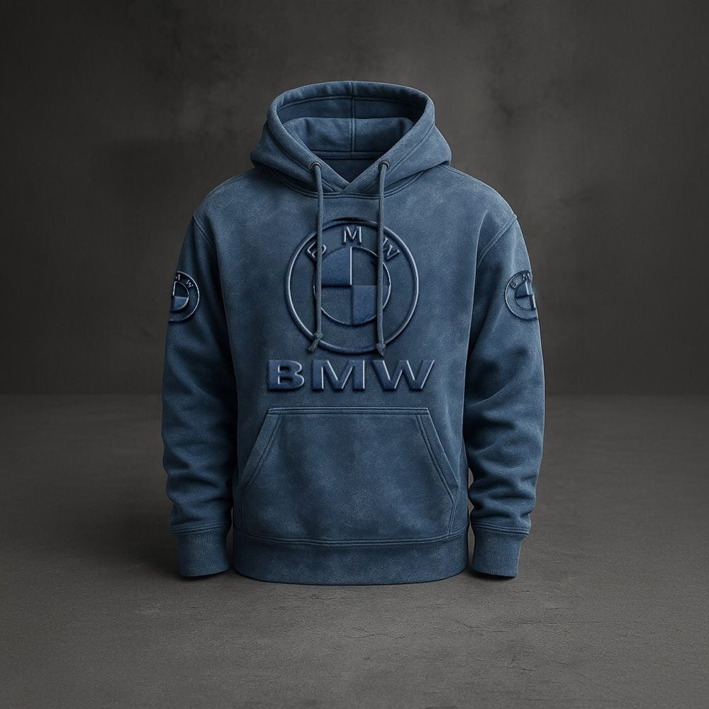 BMW Embossed Retro Hoodie 2010 DatND DVT