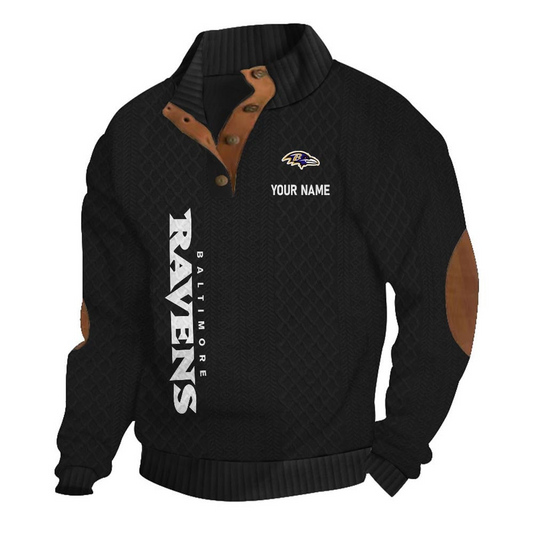 BR NFL Basic Knitted Stand Collar Sweatshirt DDT CTND