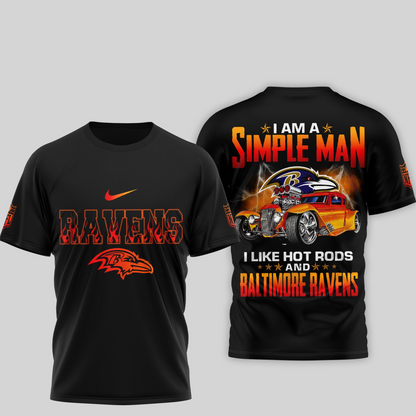 BR Premium NFL Hot Rods 3D Shirt DDT HLPHUONG
