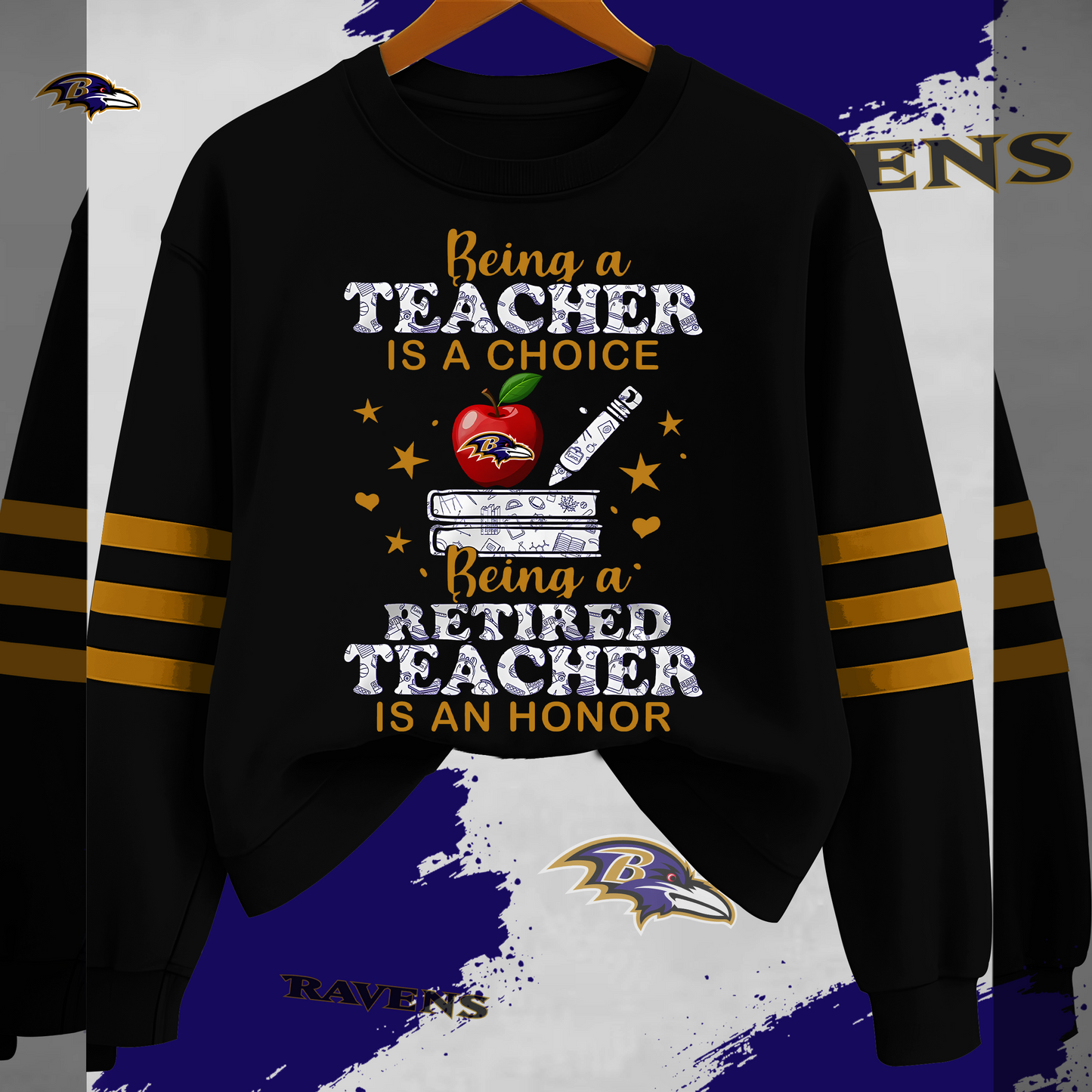 BR Premium NFL Teacher Honor 3D Sweatshirt DDT HLPHUONG