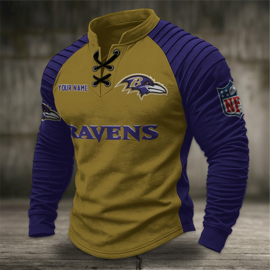 BR x NFL Men Stand Collar Long Sleeve Top DDT  CTND