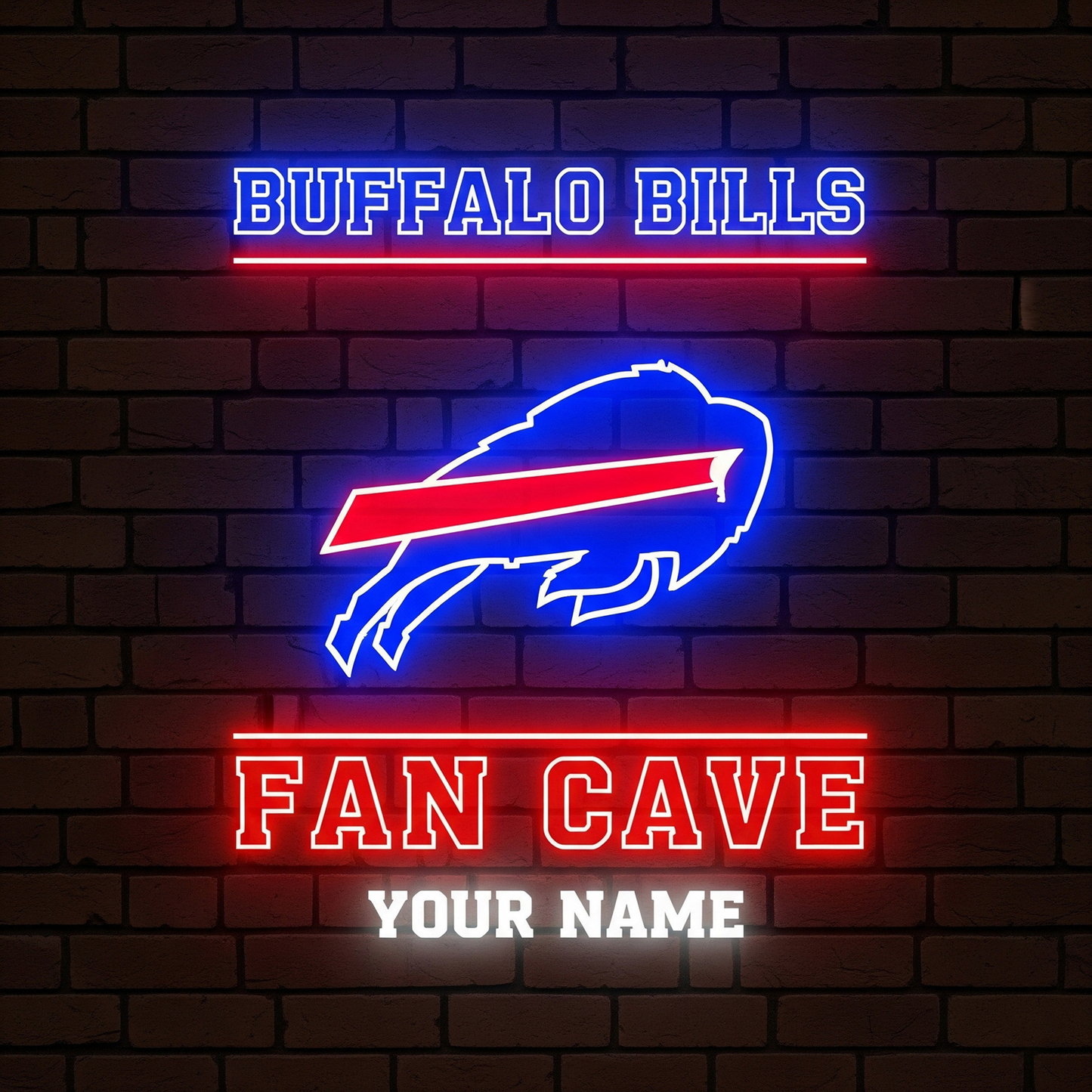 BUF x NFL PREMIUM LED LIGHT WALL DECOR DATND TANTD