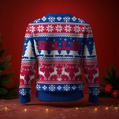 BUF x NFL Premium Ugly Christmas Sweater DatND DVT