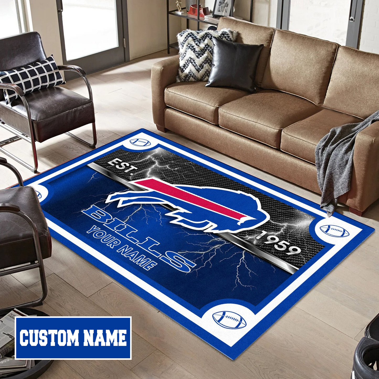 BUF x NFL Rug DATND TANTD