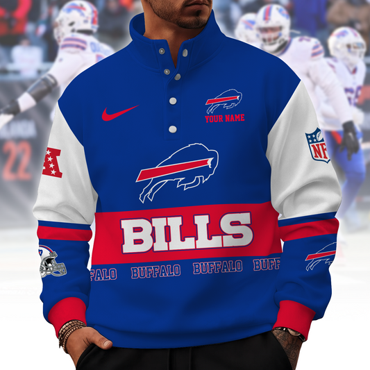 BUF x NFL Stand Collar Sweatshirt 0210 DatND DVT