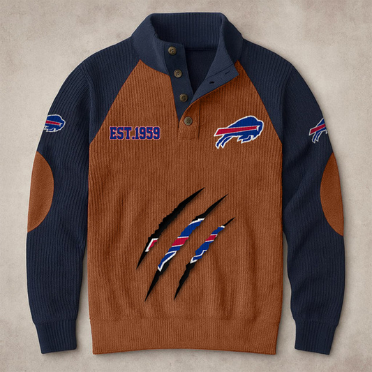 BUF X NFL corduroy colorblock long sleeves V1 NAK THUONGNH