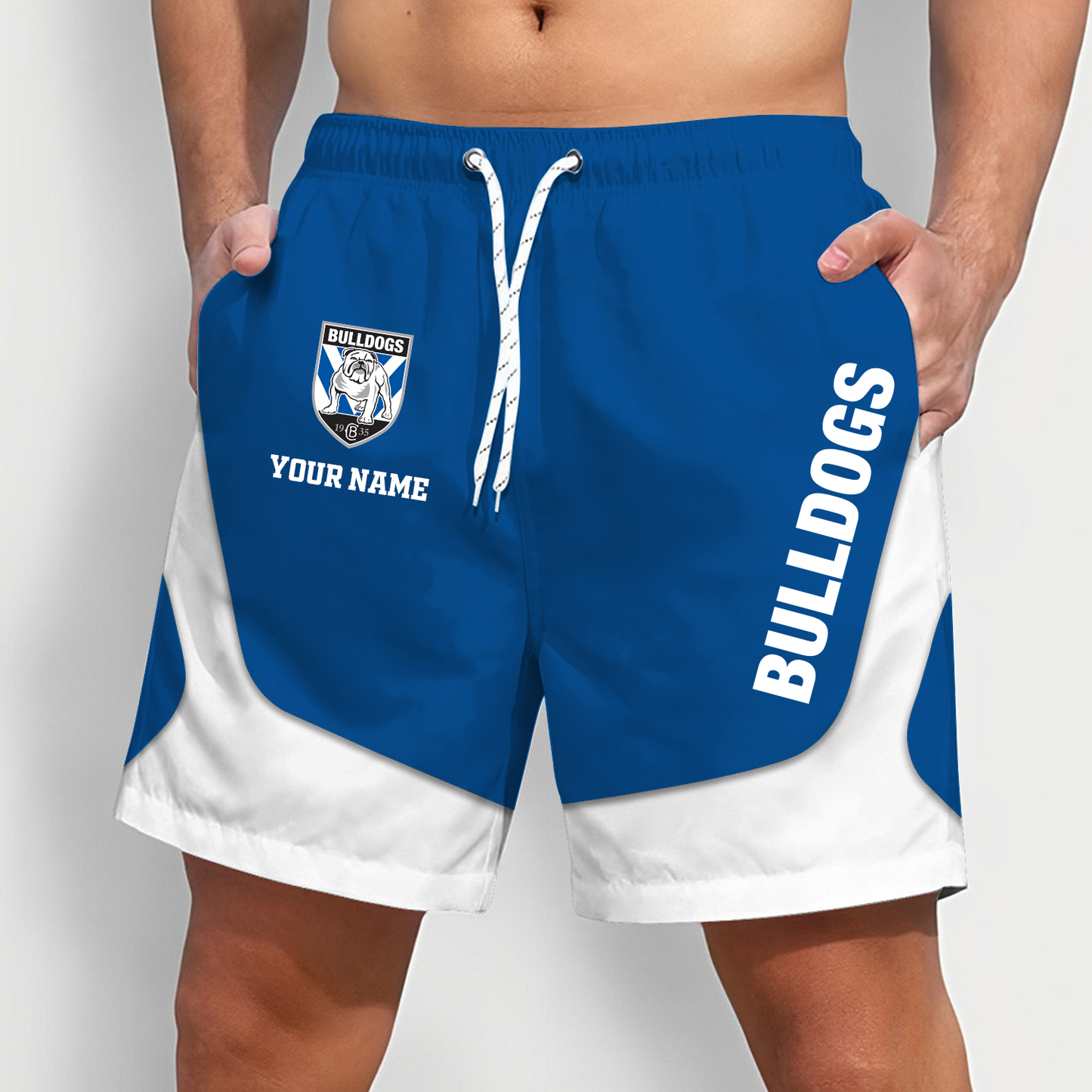 BUL x NRL Team Special Short Pants For Men Custom Name Gifts DATND TANTD