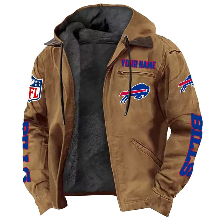 Buffalo Bills Hooded Cardigan Jacket  V1 NAK